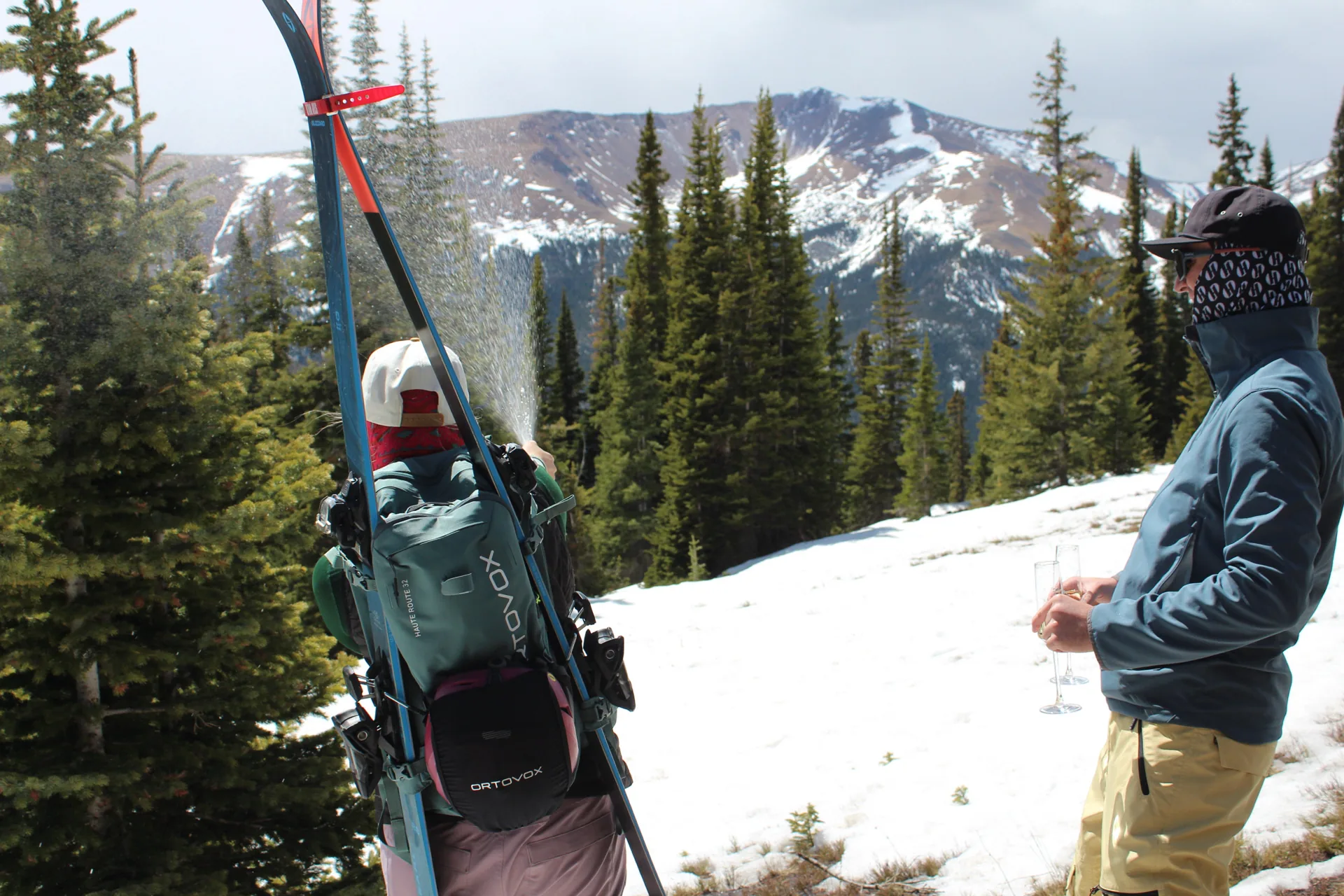 View of the Continental Divide above Winter Park